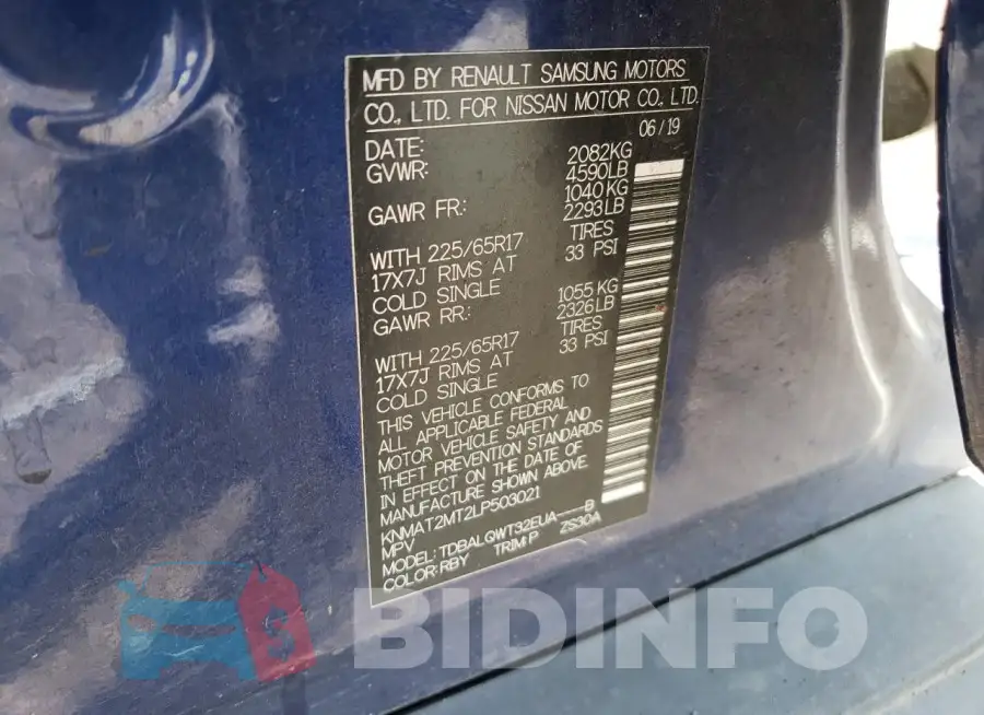 KNMAT2MT2LP503021 Photo# 13