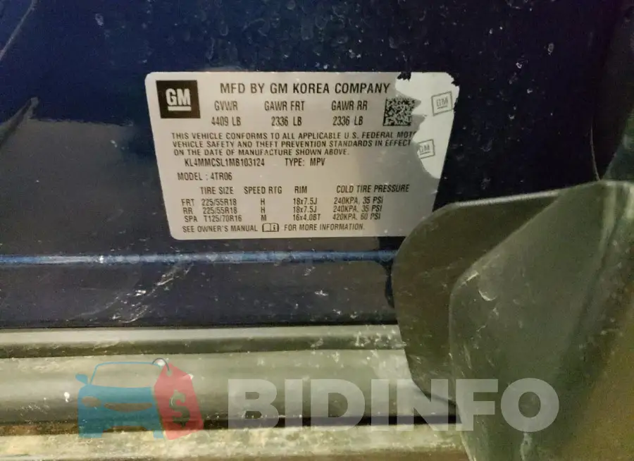 KL4MMCSL1MB103124 Photo# 13