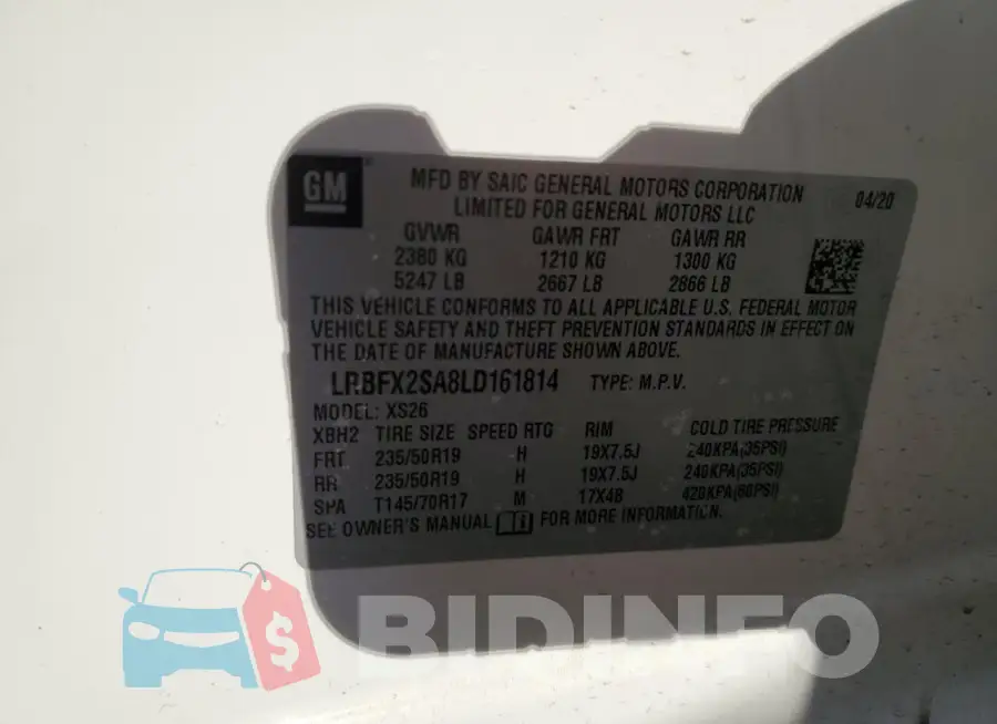LRBFX2SA8LD161814 Photo# 12
