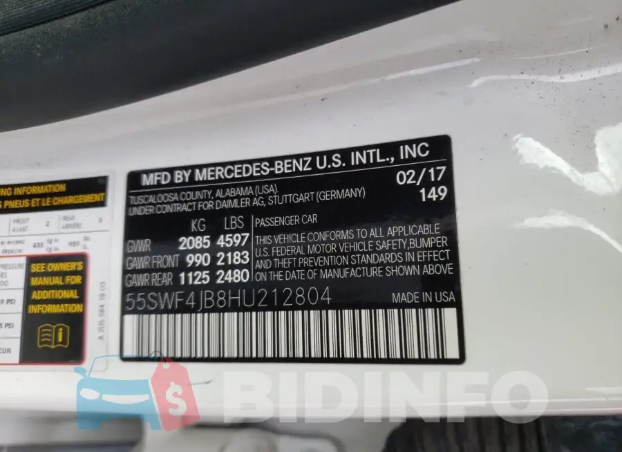 55SWF4JB8HU212804 Photo# 12