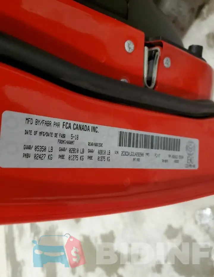 2C3CDXJG3JH292900 Photo# 12