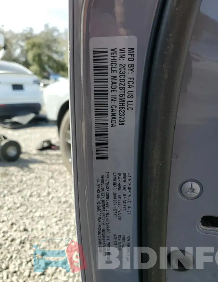 2C3CDZBT6MH623738 Photo# 13