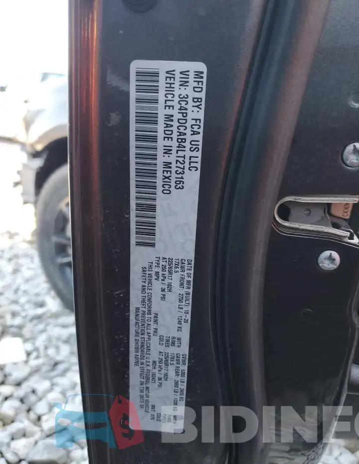 3C4PDCAB4LT273163 Photo# 13