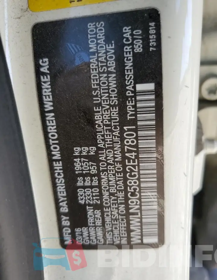 WMWLN9C58G2E47801 Photo# 12