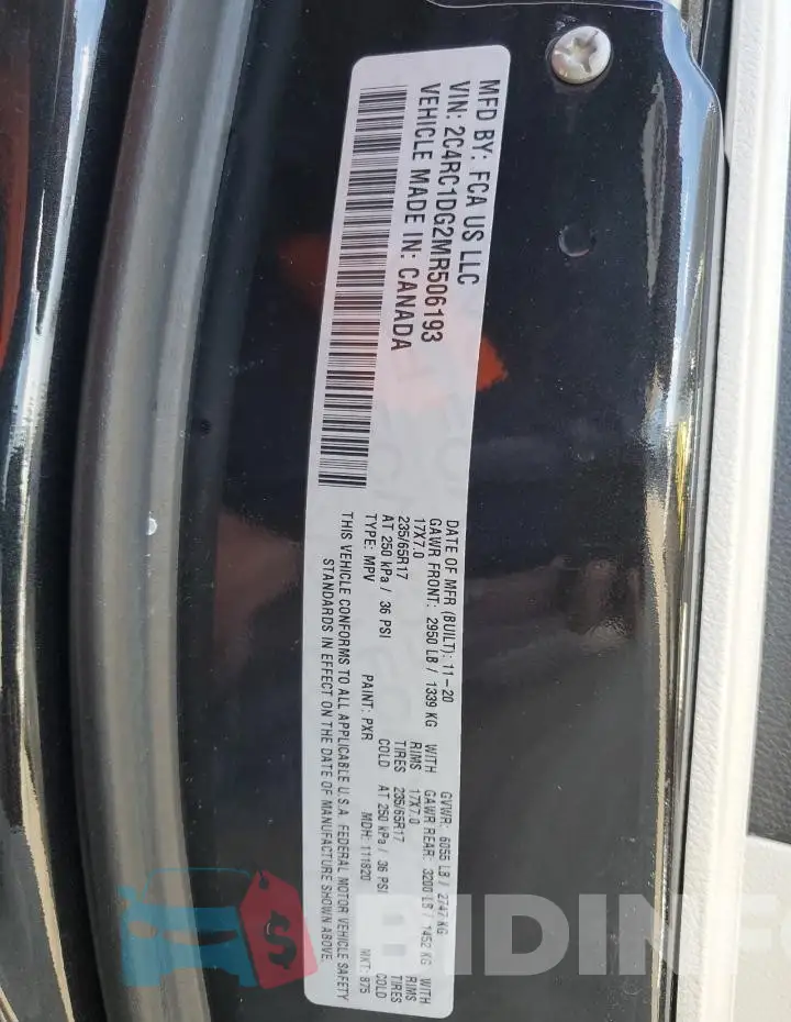 2C4RC1DG2MR506193 Photo# 13