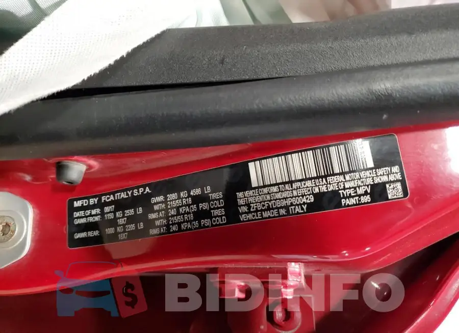 ZFBCFYDB9HP600429 Photo# 12