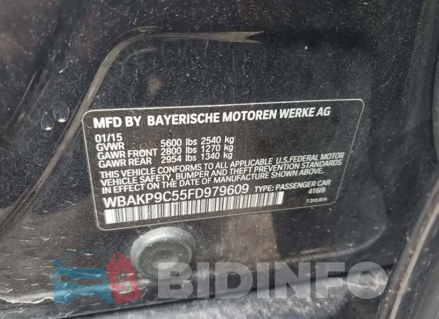 WBAKP9C55FD979609 Photo# 12