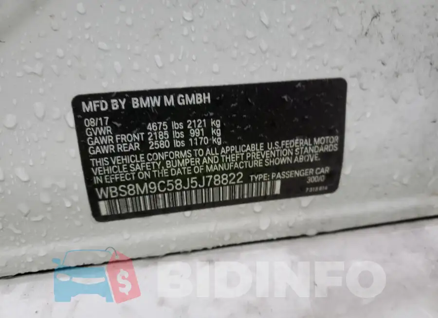 WBS8M9C58J5J78822 Photo# 12
