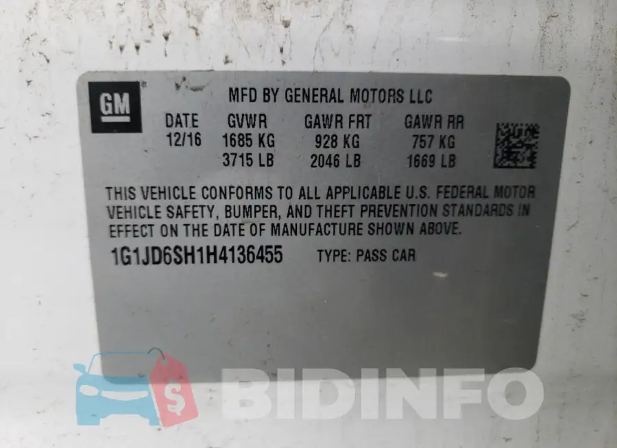 1G1JD6SH1H4136455 Photo# 12