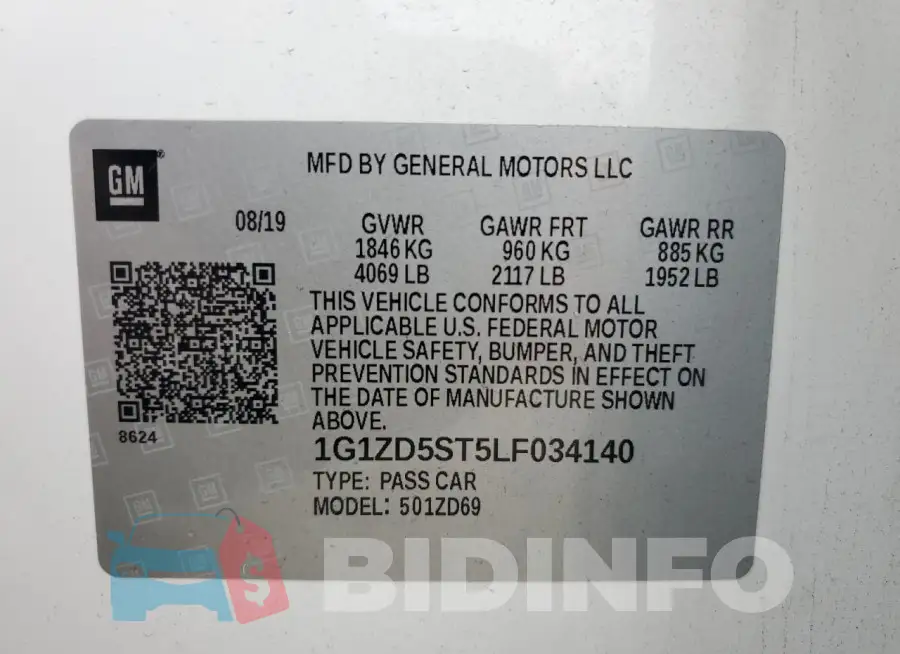 1G1ZD5ST5LF034140 Photo# 13