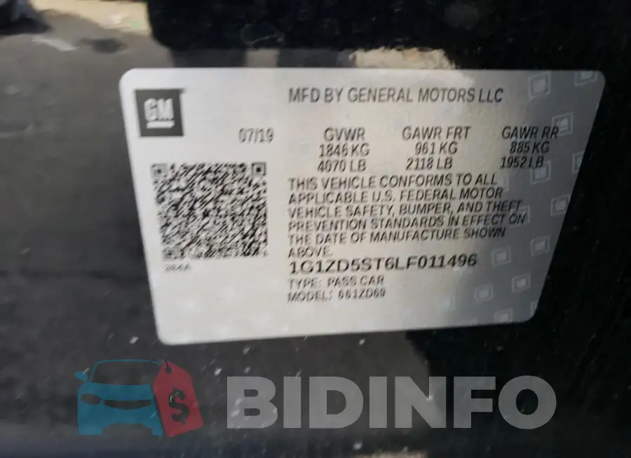 1G1ZD5ST6LF011496 Photo# 13
