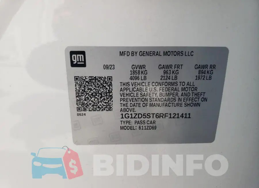 1G1ZD5ST6RF121411 Photo# 12
