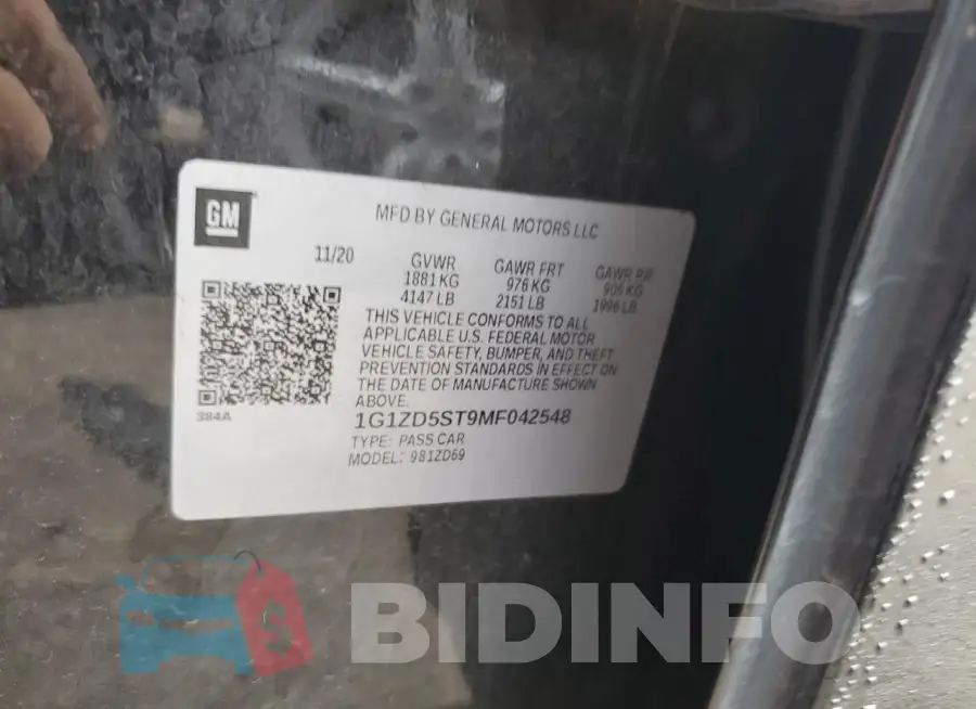 1G1ZD5ST9MF042548 Photo# 12