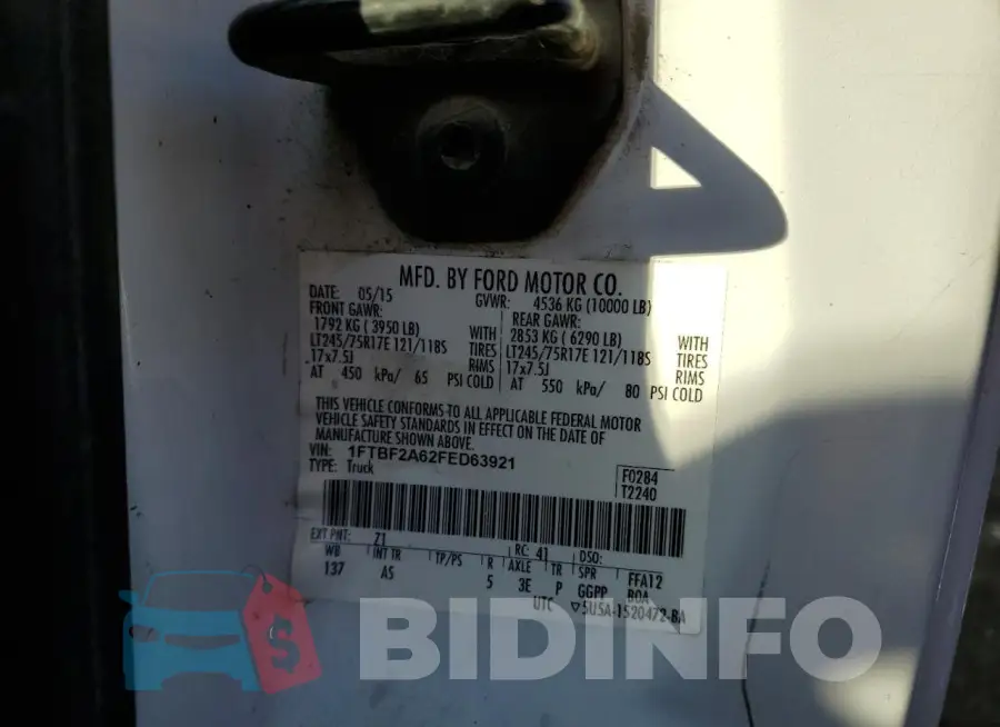 1FTBF2A62FED63921 Photo# 13