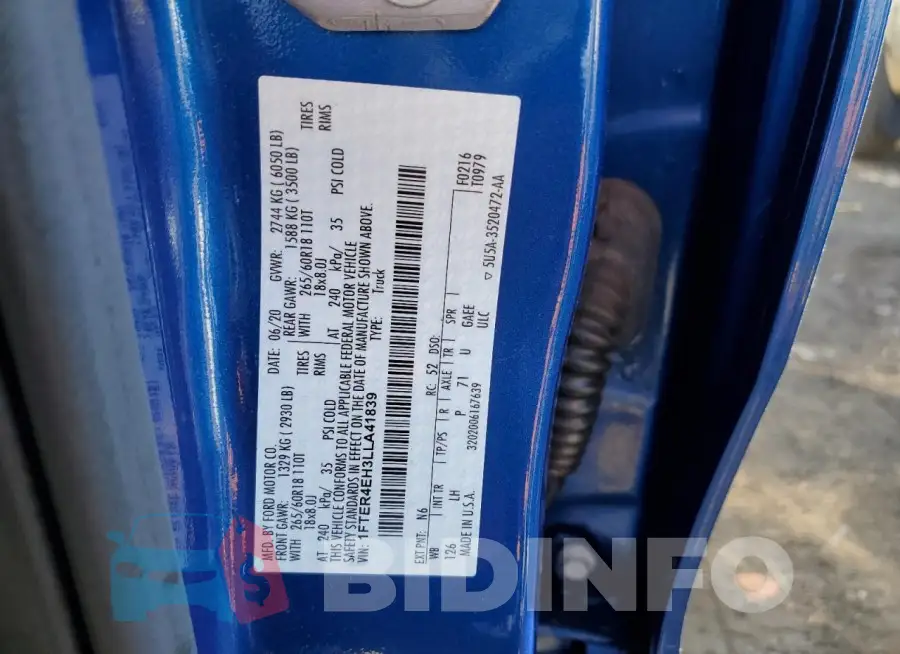 1FTER4EH3LLA41839 Photo# 12