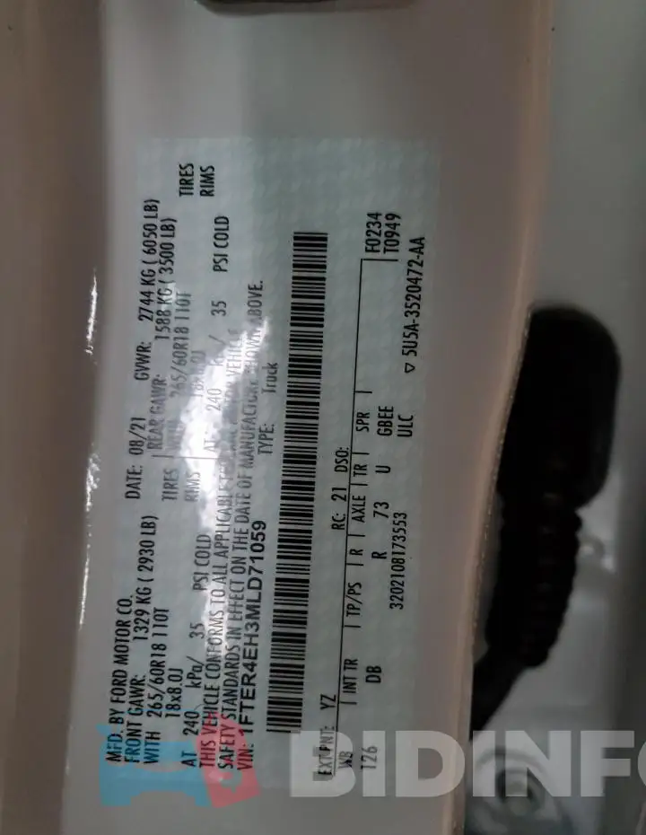 1FTER4EH3MLD71059 Photo# 12