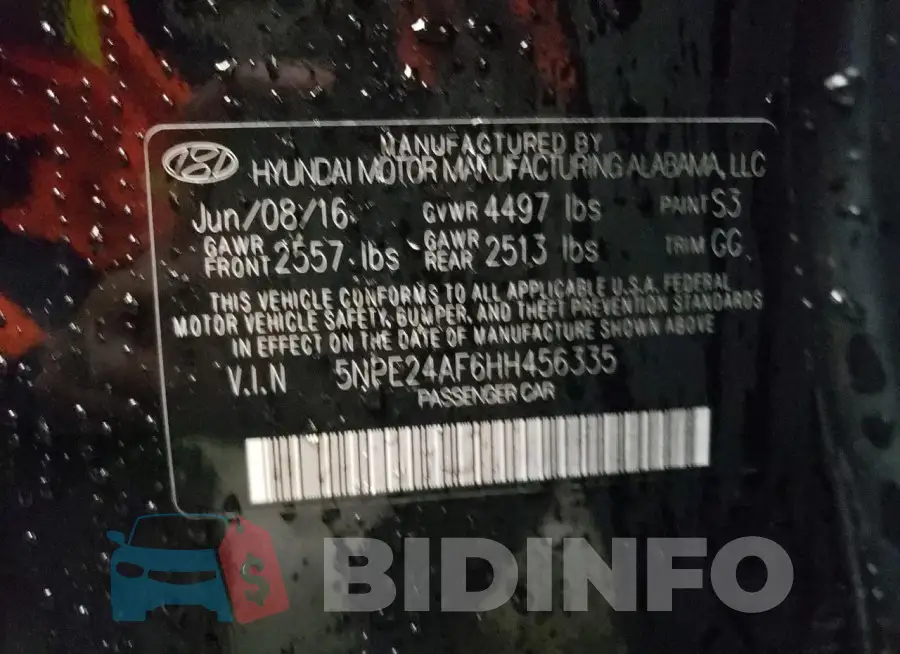 5NPE24AF6HH456335 Photo# 12