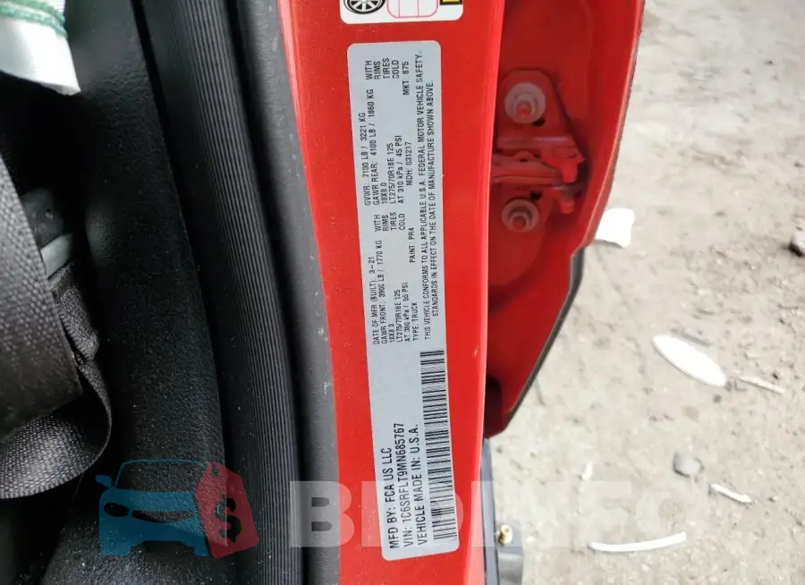 1C6SRFLT9MN685767 Photo# 12