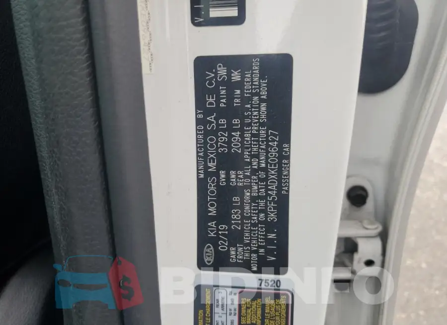 3KPF54ADXKE096427 Photo# 12