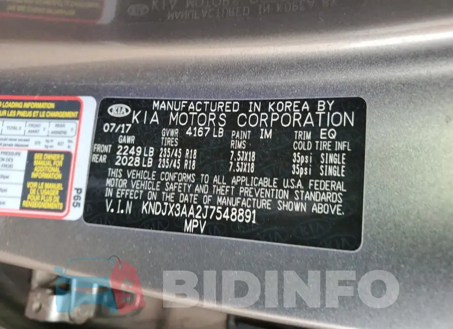 KNDJX3AA2J7548891 Photo# 12