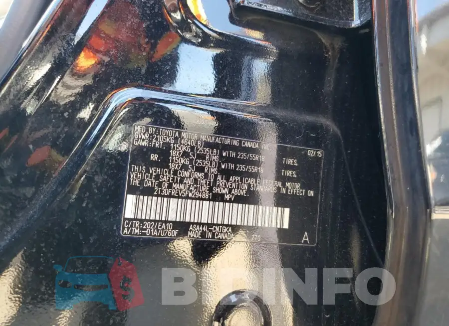 2T3DFREV5FW294881 Photo# 13