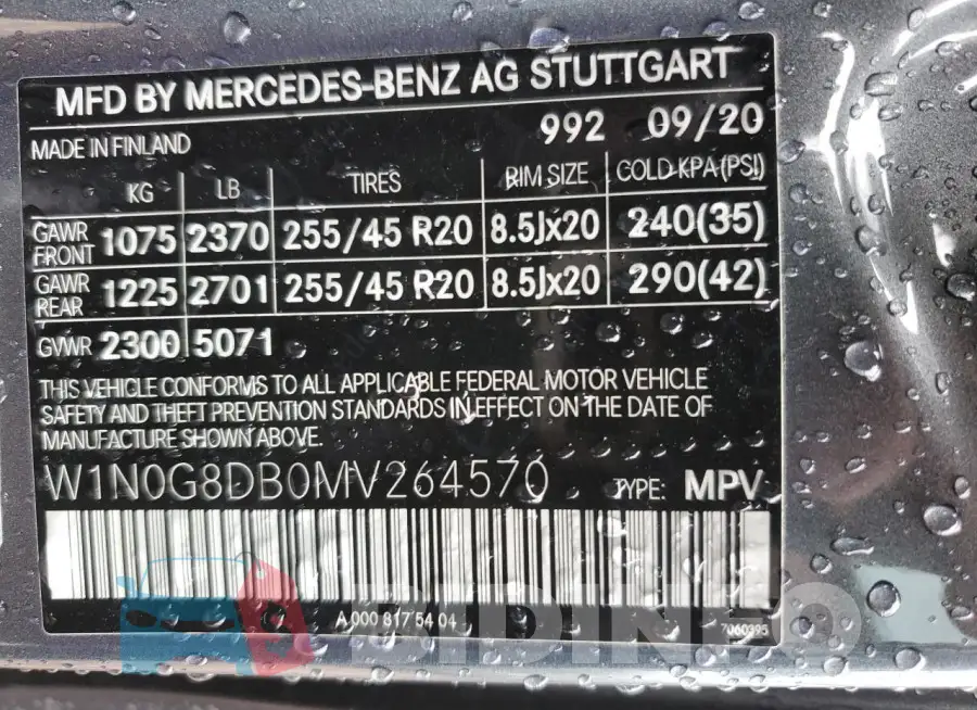 W1N0G8DB0MV264570 Photo# 12