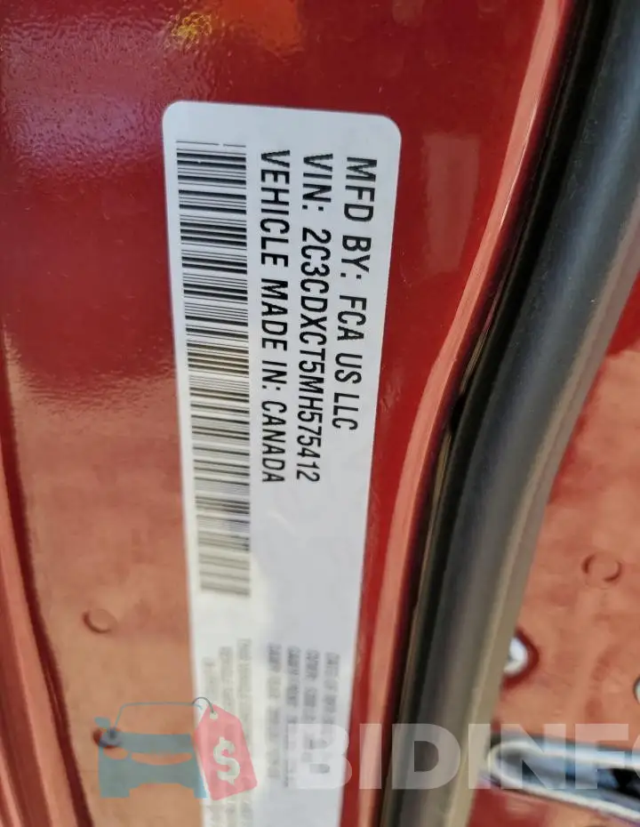 2C3CDXCT5MH575412 Photo# 12