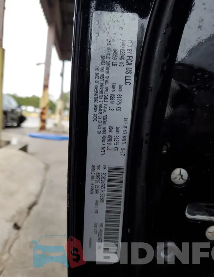 2C3CDZAG5JH152908 Photo# 12