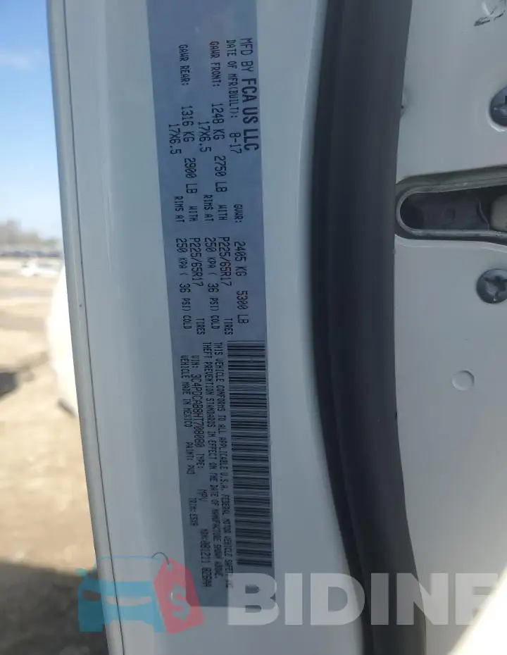 3C4PDCAB8HT708080 Photo# 13