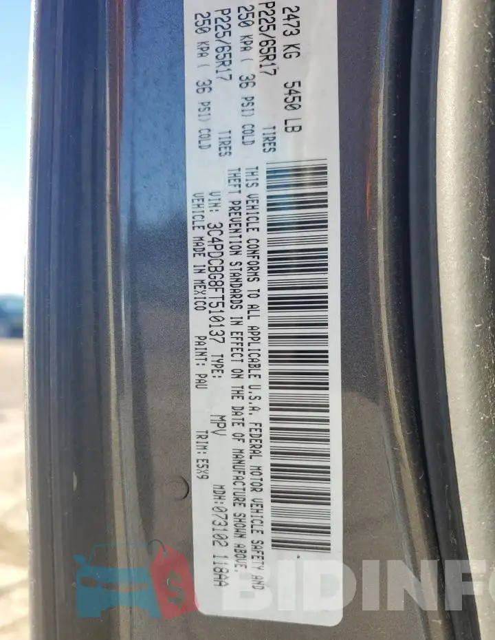 3C4PDCBG8FT510137 Photo# 14