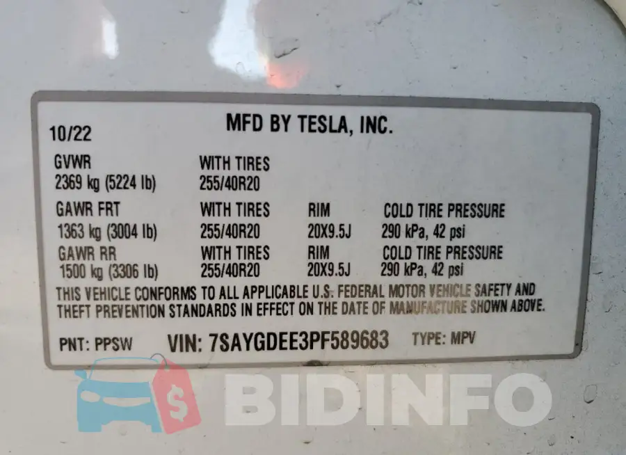 7SAYGDEE3PF589683 Photo# 13