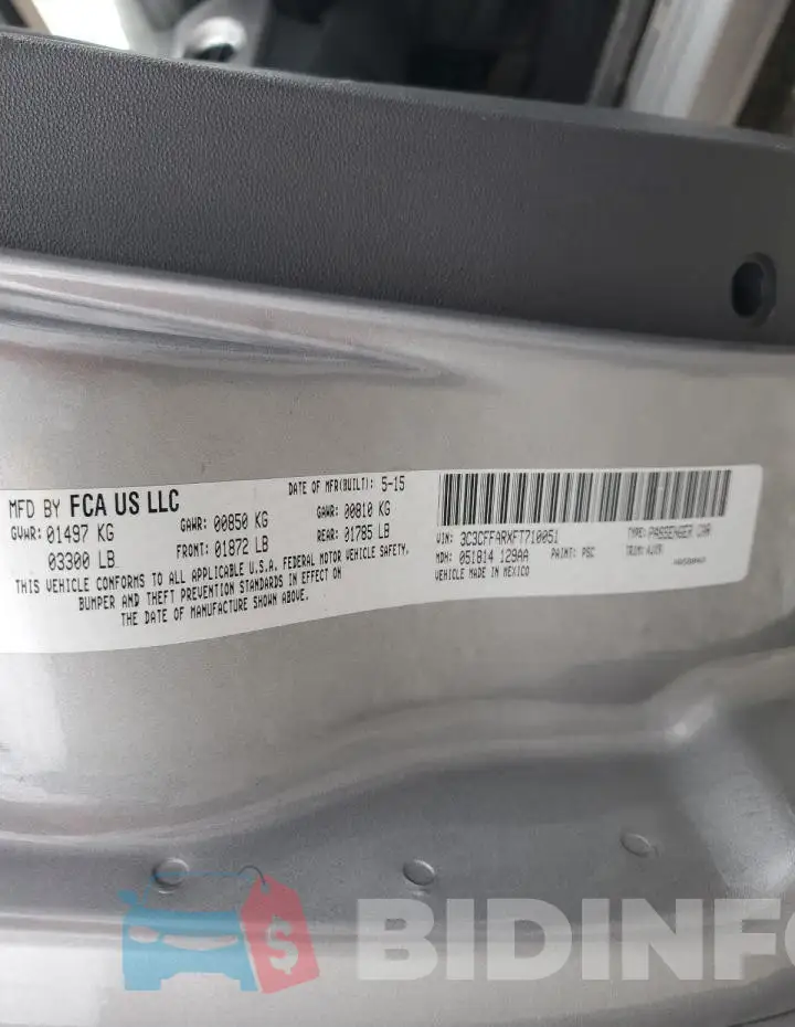 3C3CFFARXFT710051 Photo# 12