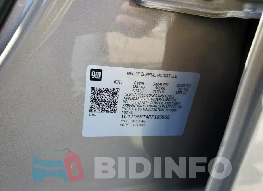 1G1ZD5ST4PF185962 Photo# 12