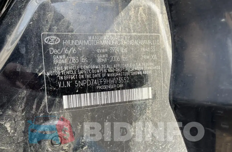 5NPD74LF9HH173552 Photo# 10