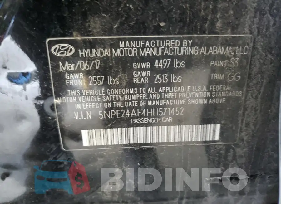 5NPE24AF4HH571452 Photo# 12
