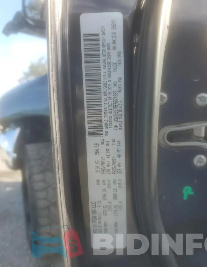 1C6RR6GT5FS674827 Photo# 13