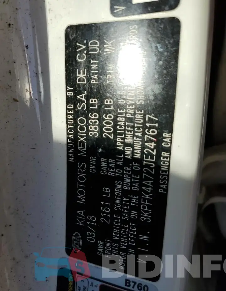 3KPFK4A72JE247617 Photo# 13