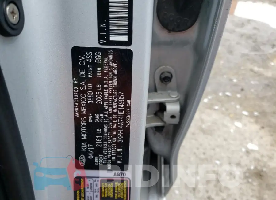 3KPFL4A74HE149857 Photo# 12