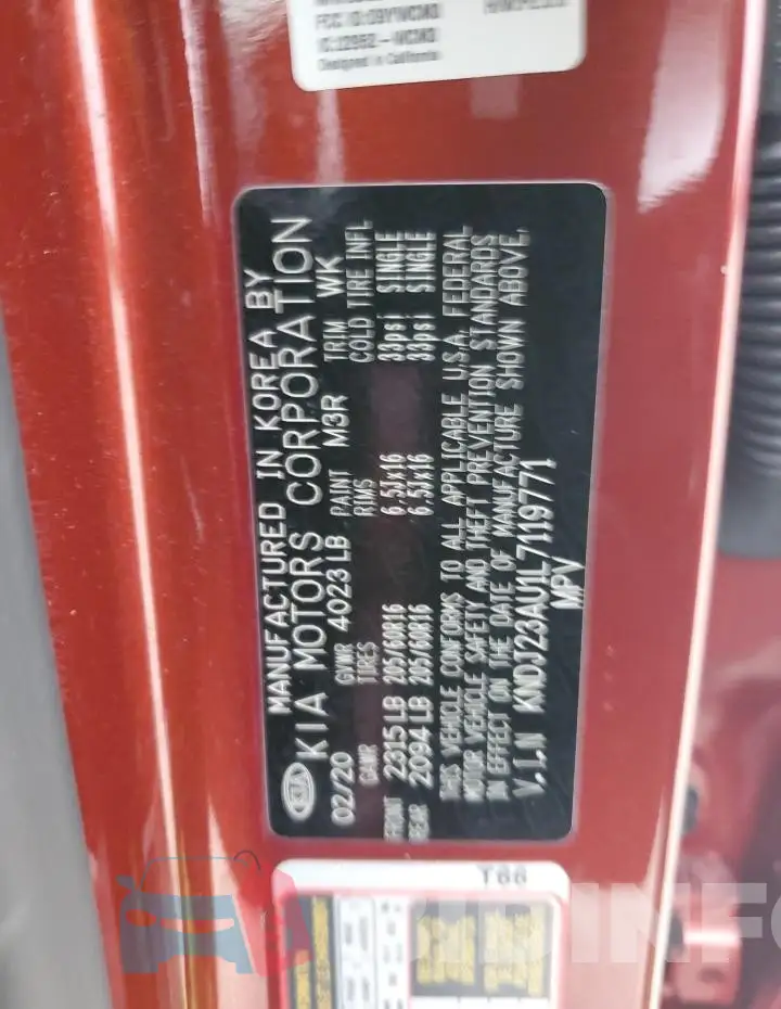KNDJ23AU1L7119771 Photo# 12