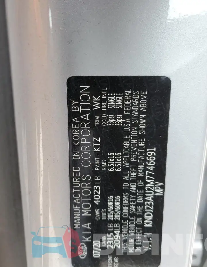 KNDJ23AU2M7746691 Photo# 12