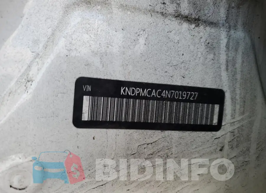 KNDPMCAC4N7019727 Photo# 13