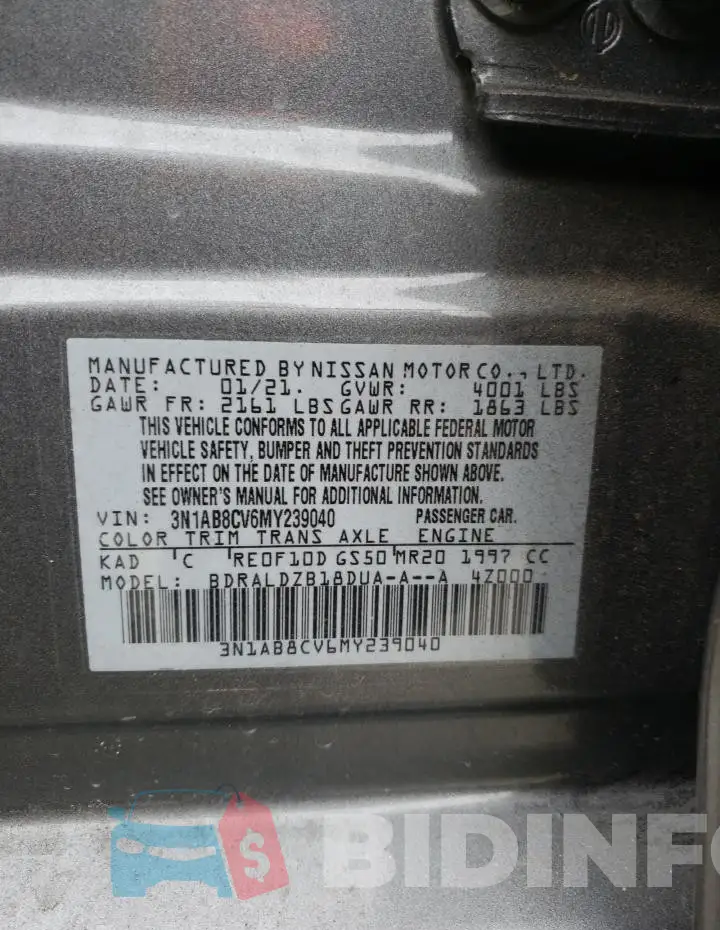 3N1AB8CV6MY239040 Photo# 12