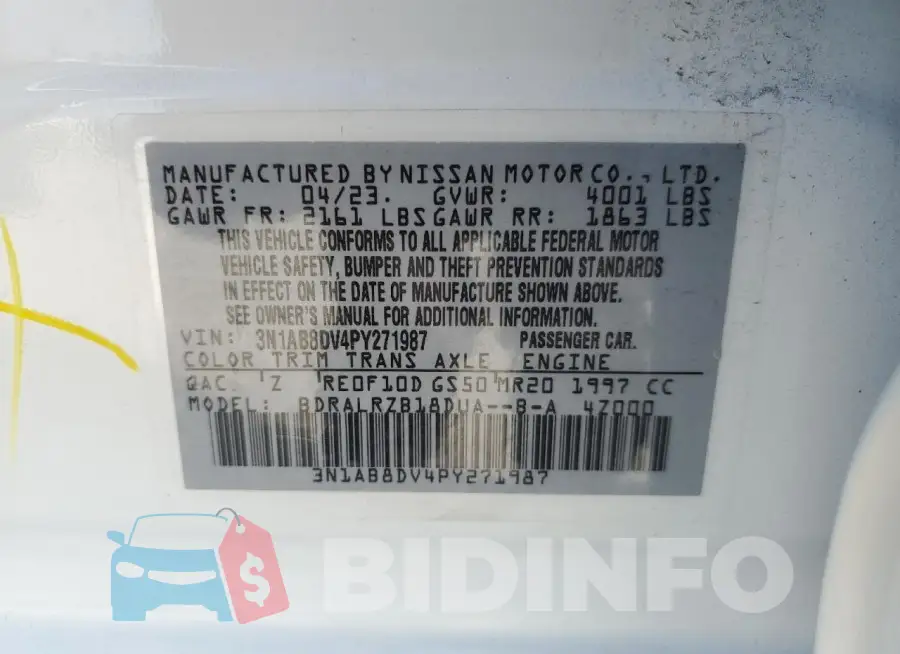 3N1AB8DV4PY271987 Photo# 13