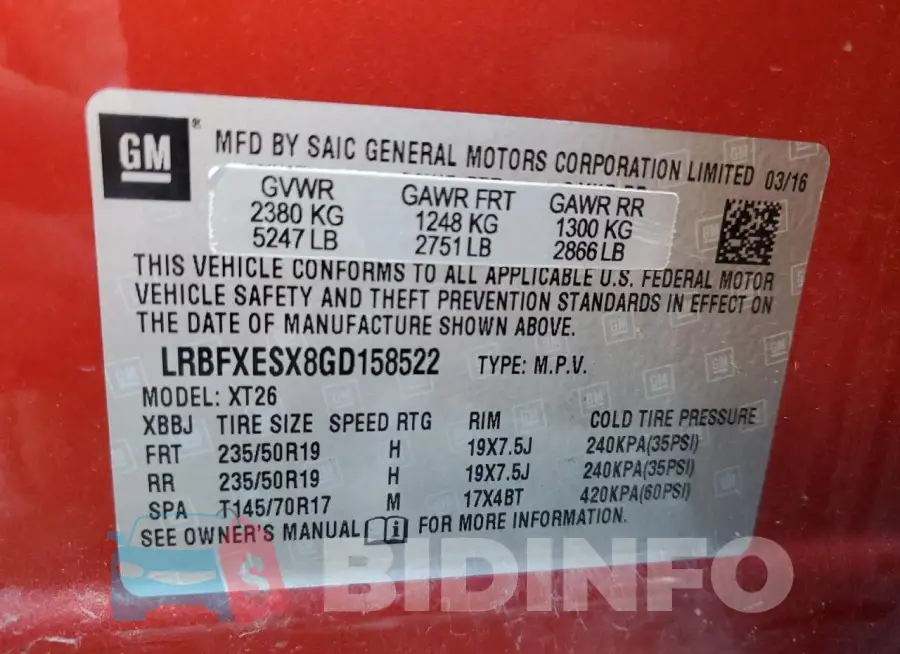 LRBFXESX8GD158522 Photo# 12