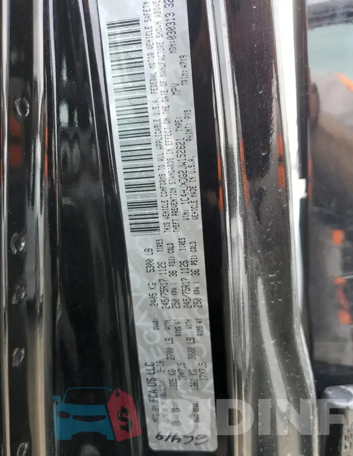 1C4HJXDG2JW152621 Photo# 12