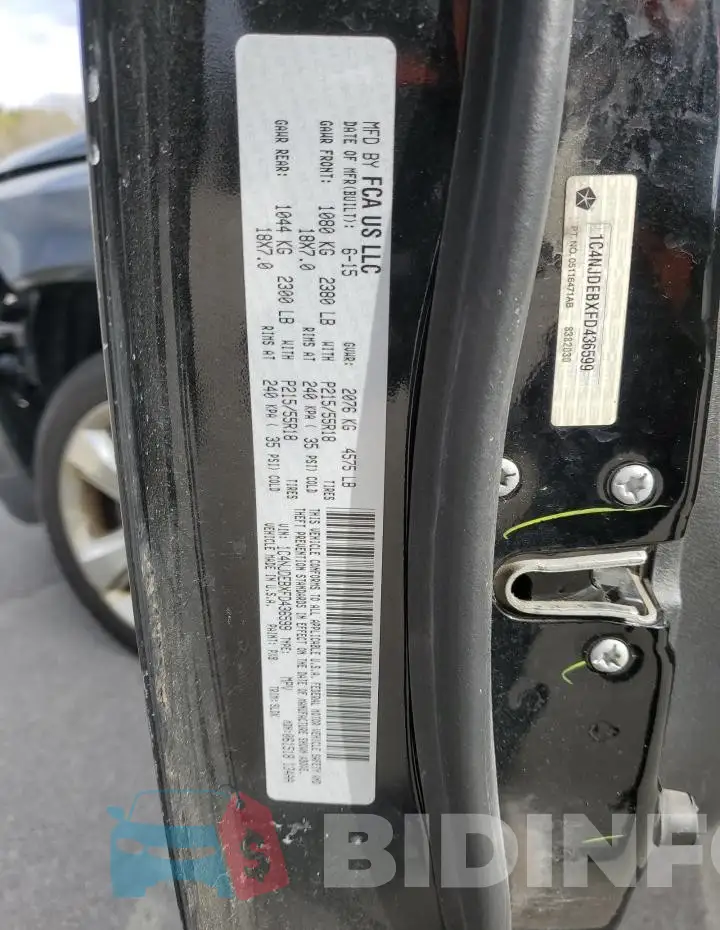 1C4NJDEBXFD436599 Photo# 12