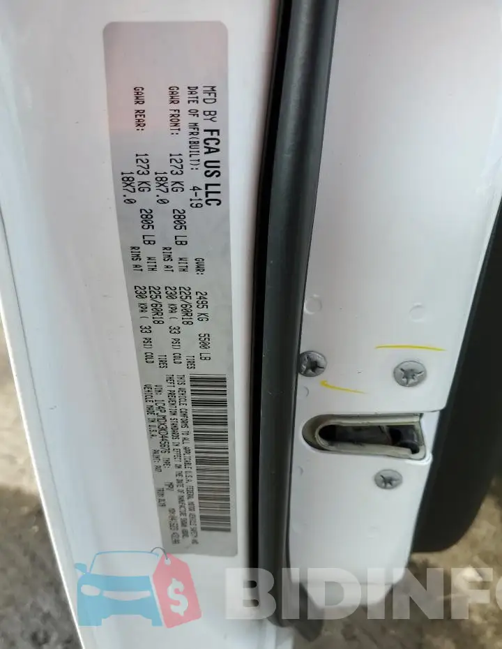 1C4PJMDX3KD445676 Photo# 12