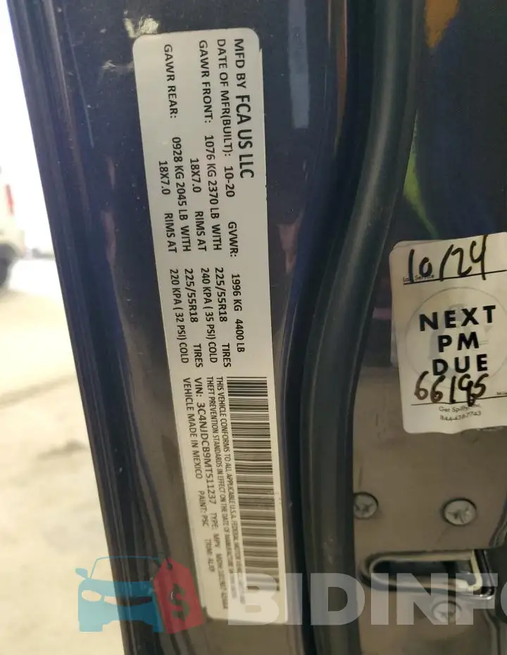 3C4NJDCB9MT511237 Photo# 13