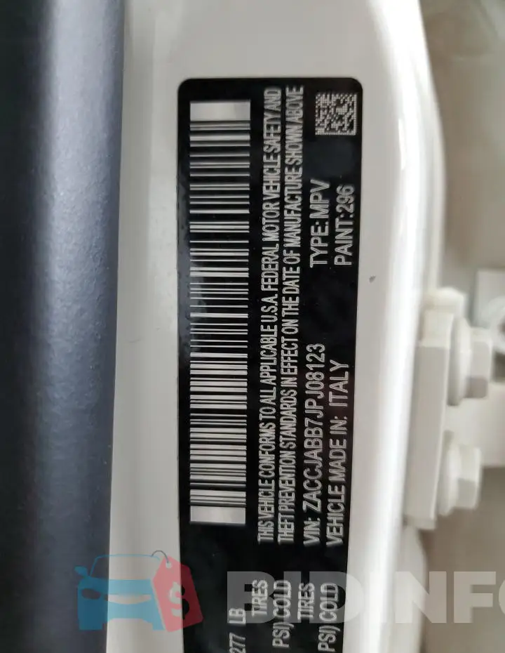 ZACCJABB7JPJ08123 Photo# 13