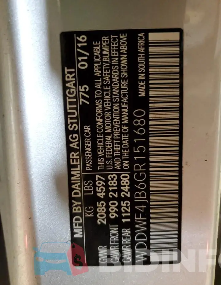 WDDWF4JB6GR151680 Photo# 13